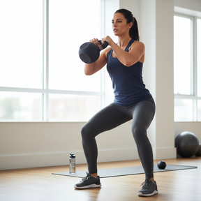 Kettlebell de Ferro Fundido Equipamento de Exercício para Treino de Força