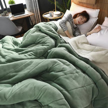 Manta de Flanela Macia e Quente para Sofá ou Cama de Inverno