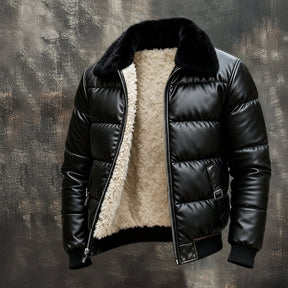 Winter Jacket Puffer High Collar Wind Blocking Outerwear
