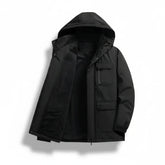 Mens Winter Jacket Slim Fit Waterproof Quilted Down Coat