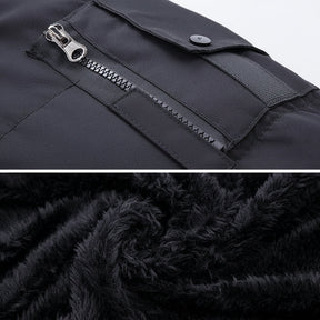 Jaqueta Masculina de Inverno com Forro e Capuz para Frio