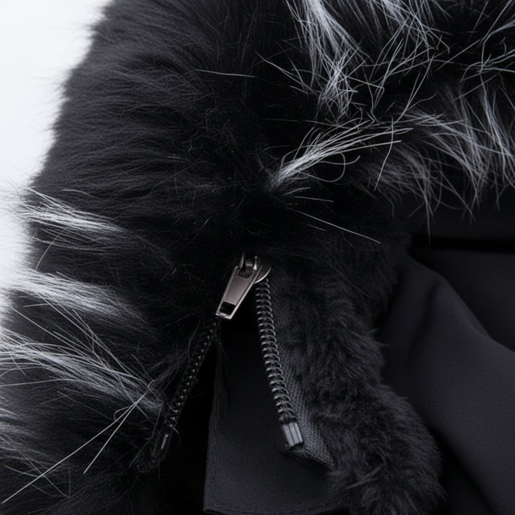 Jaqueta Masculina de Inverno com Forro e Capuz para Frio