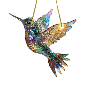 Wall Art Window Suncatcher Hummingbird Hanging Decor