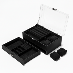 Watch Box Mothers Day Organizer 6 Slot Storage Case Drawer