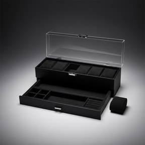 Watch Box Mothers Day Organizer 6 Slot Storage Case Drawer
