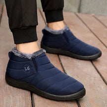 Botas de Inverno Impermeáveis Sem Cadarço para Neve