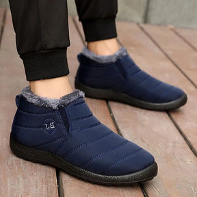 Botas de Inverno Impermeáveis Sem Cadarço para Neve