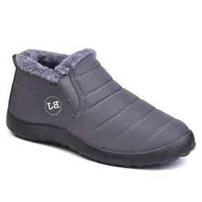 Botas de Inverno Impermeáveis Sem Cadarço para Neve