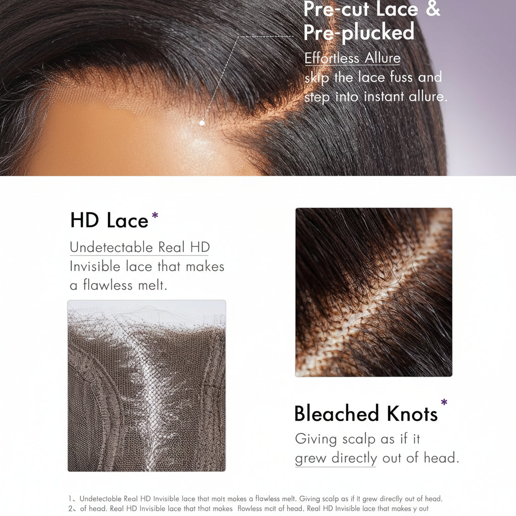 Hair Wig Glueless Bob Straight Yaki Lace Front Wig