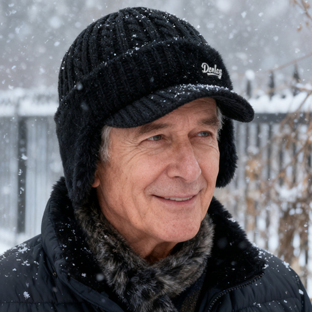 Winter Hat Trapper Ear Flap Knit Cap