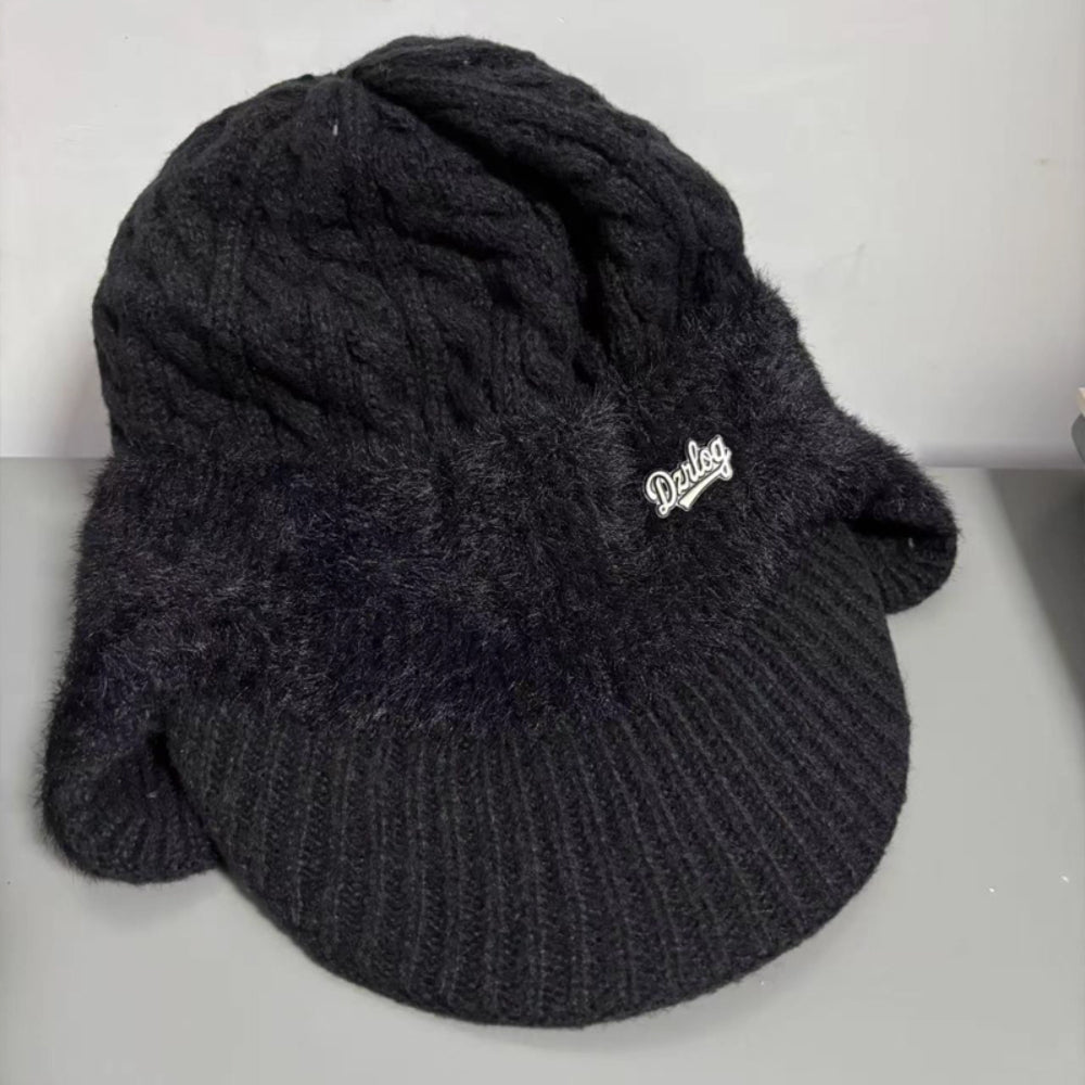 Gorro de Inverno com Aba e Protetores de Orelha