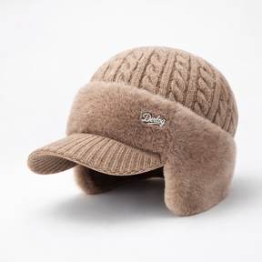 Gorro de Inverno com Aba e Protetores de Orelha