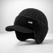 Gorro de Inverno com Aba e Protetores de Orelha