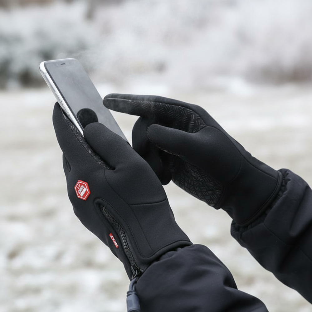Luvas Térmicas de Inverno para Atividades ao Ar Livre com Touchscreen para Frio