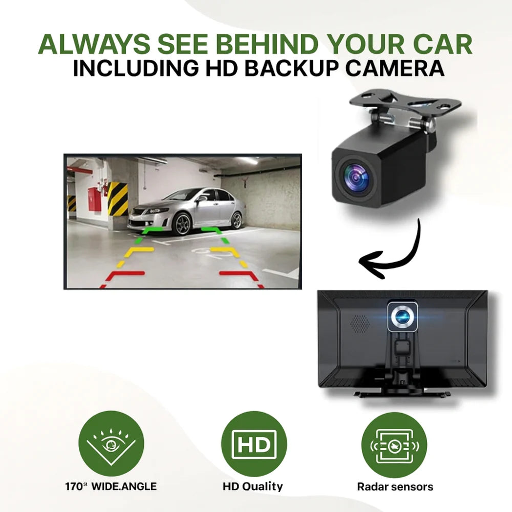 Car Adapter Wireless Touchscreen CarPlay Android Auto Display
