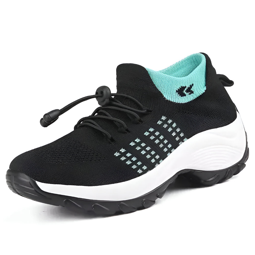Tênis Feminino com Design Esportivo e Amortecimento para Caminhada