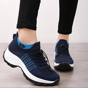 Tênis Feminino com Design Esportivo e Amortecimento para Caminhada