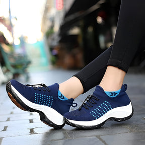 Tênis Feminino com Design Esportivo e Amortecimento para Caminhada
