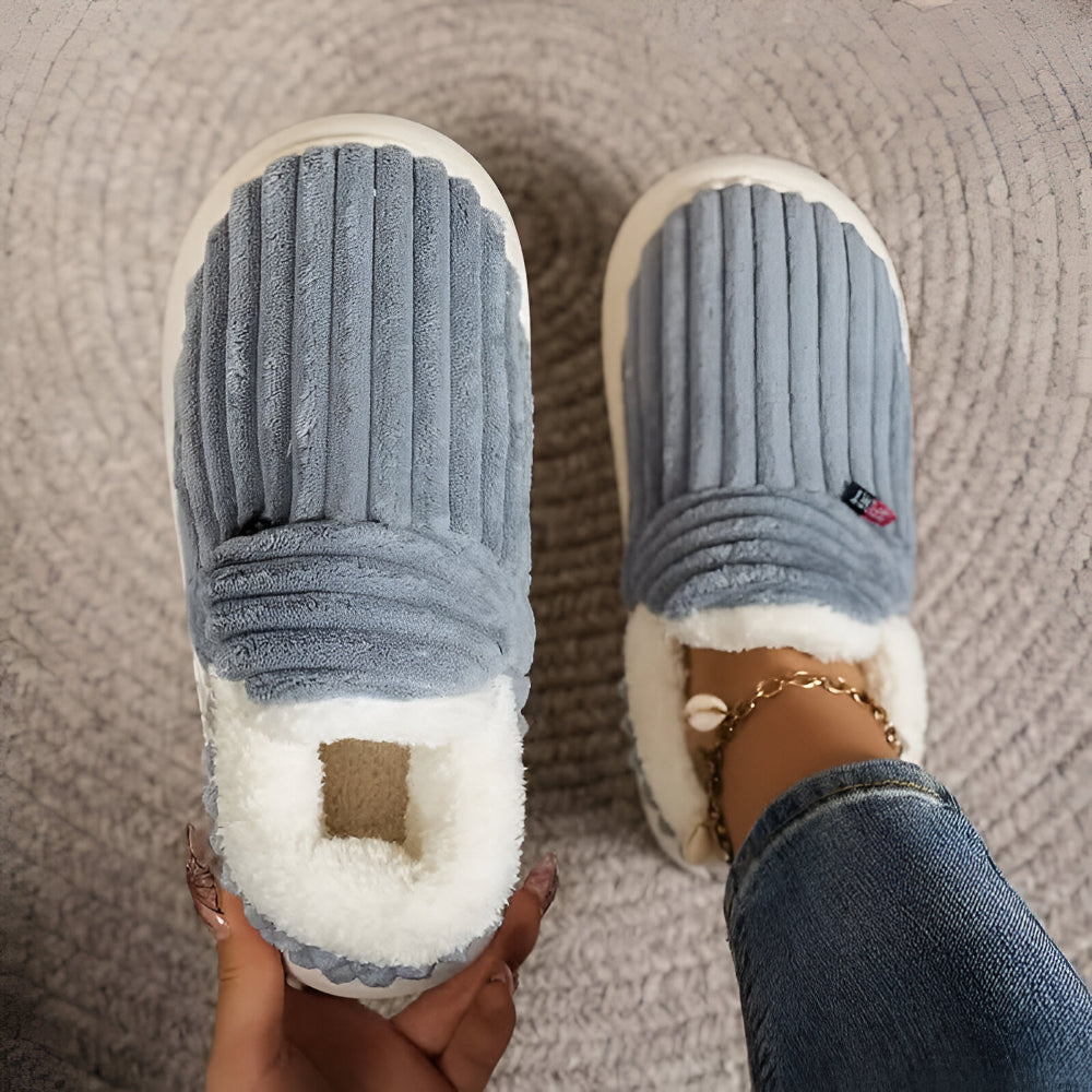 Chinelos Femininos de Casa Antiderrapantes para Inverno