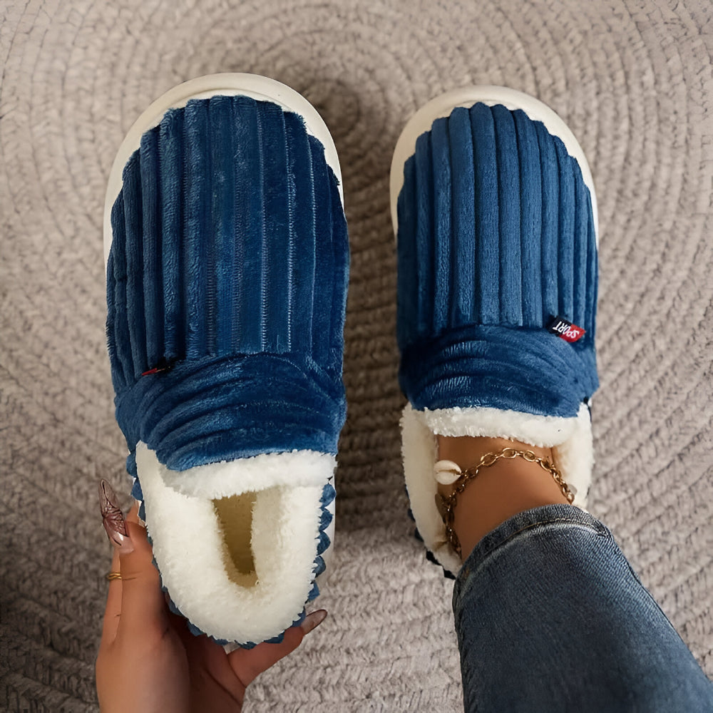 Chinelos Femininos de Casa Antiderrapantes para Inverno