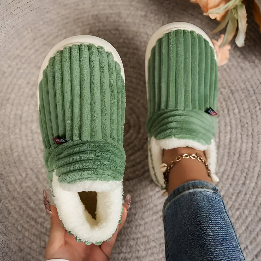 Chinelos Femininos de Casa Antiderrapantes para Inverno