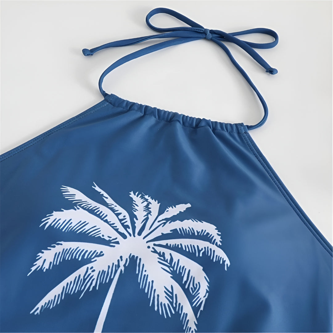 Biquíni Tankini Feminino Moda Praia Roupa de Banho Frente Única