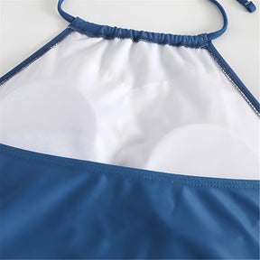 Biquíni Tankini Feminino Moda Praia Roupa de Banho Frente Única