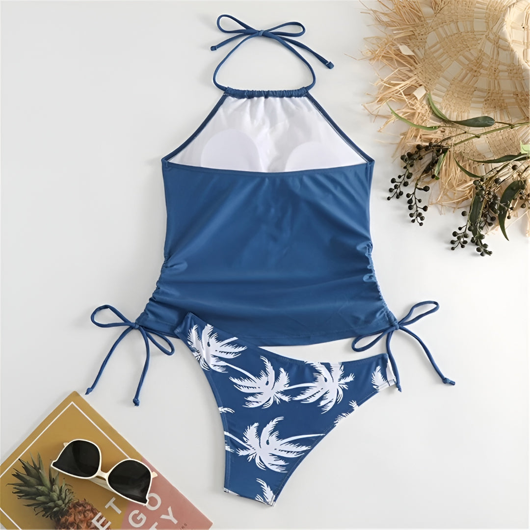 Biquíni Tankini Feminino Moda Praia Roupa de Banho Frente Única
