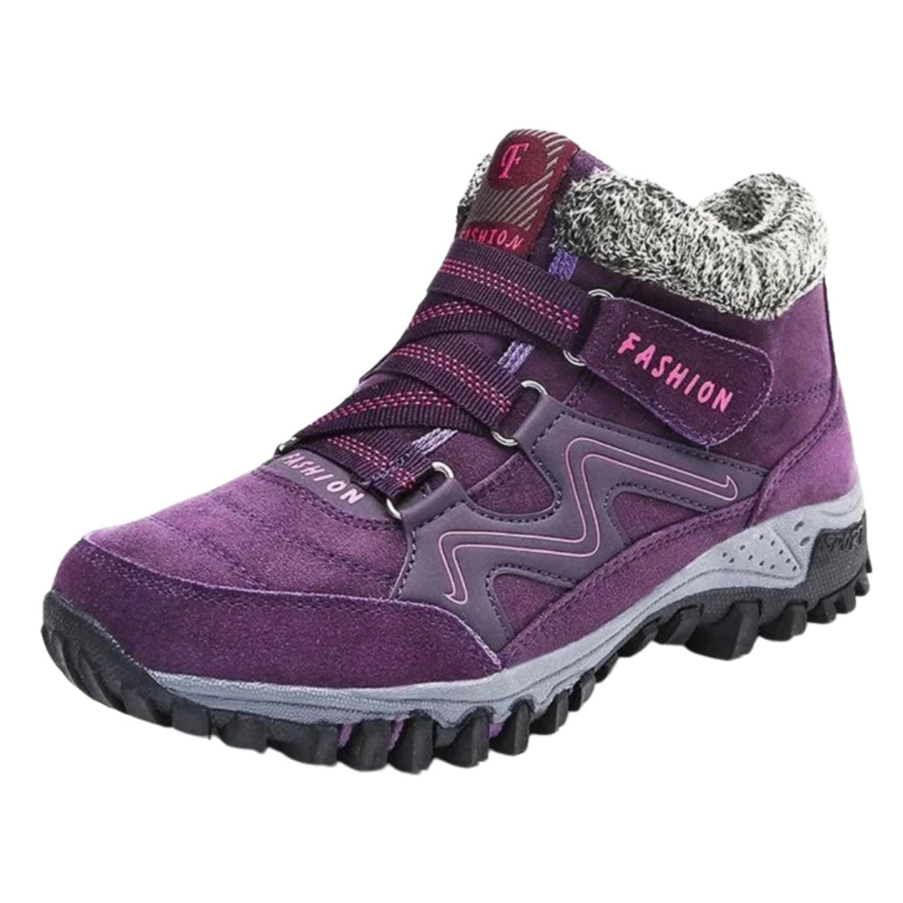 Botas de Inverno Femininas Impermeáveis com Isolamento Térmico e Antiderrapantes