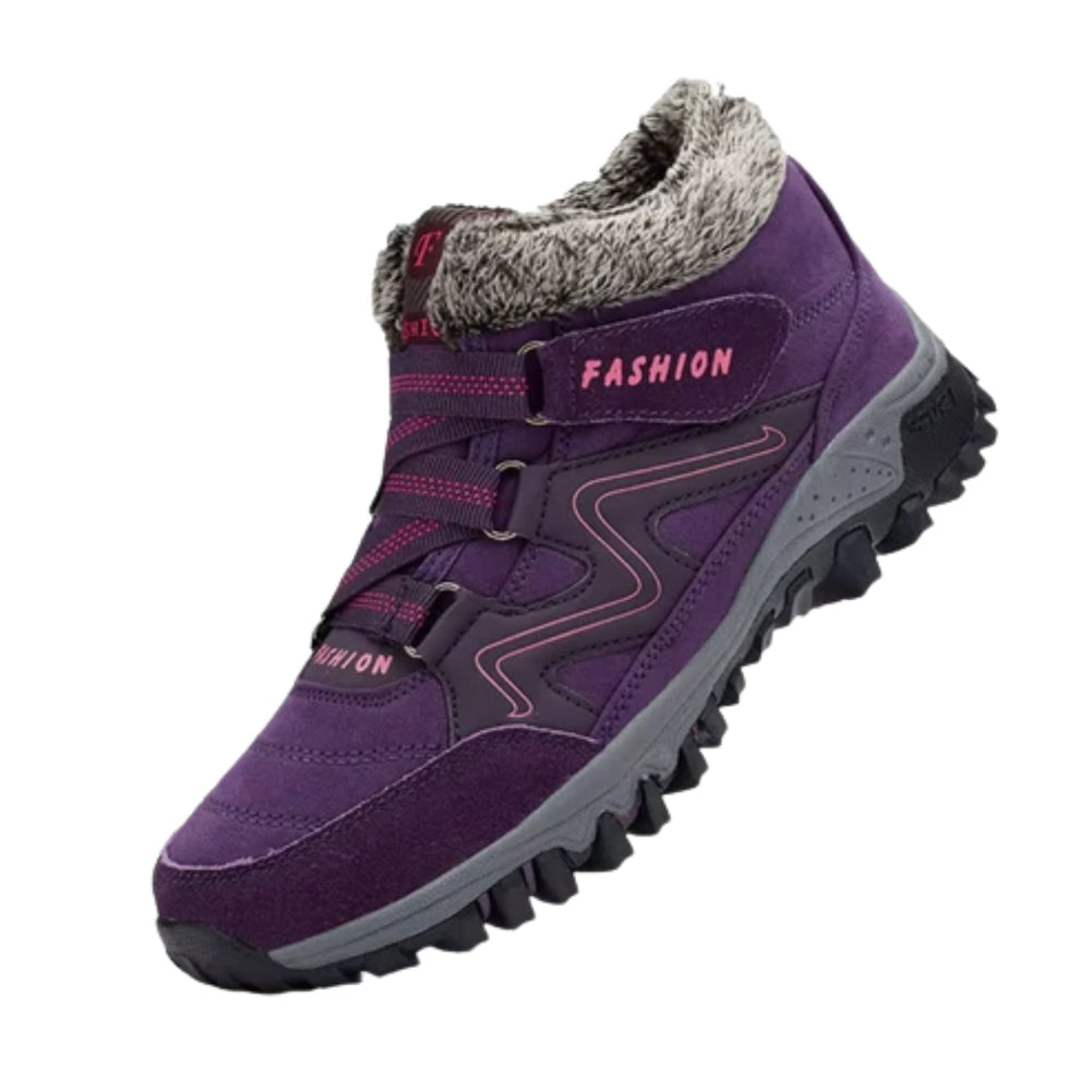 Botas de Inverno Femininas Impermeáveis com Isolamento Térmico e Antiderrapantes