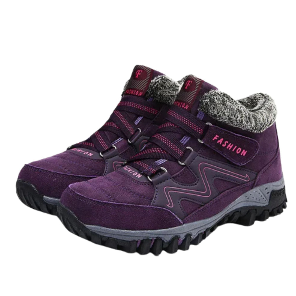 Botas de Inverno Femininas Impermeáveis com Isolamento Térmico e Antiderrapantes