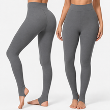 Leggings Femininas Cintura Alta Quentes de Inverno | Forradas