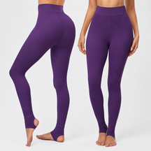 Leggings Femininas Cintura Alta Quentes de Inverno | Forradas