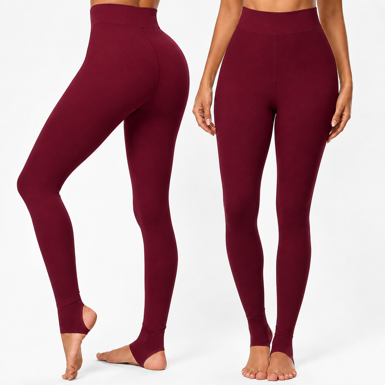 Leggings Femininas Cintura Alta Quentes de Inverno | Forradas