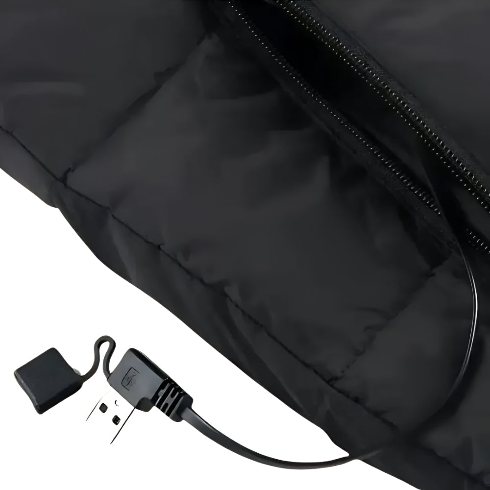 Colete Aquecido Feminino Elétrico para Inverno ao Ar Livre