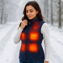 Colete Aquecido Feminino Elétrico para Inverno ao Ar Livre