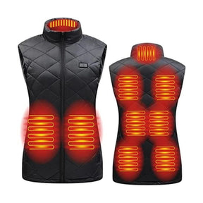 Colete Aquecido Feminino Elétrico para Inverno ao Ar Livre