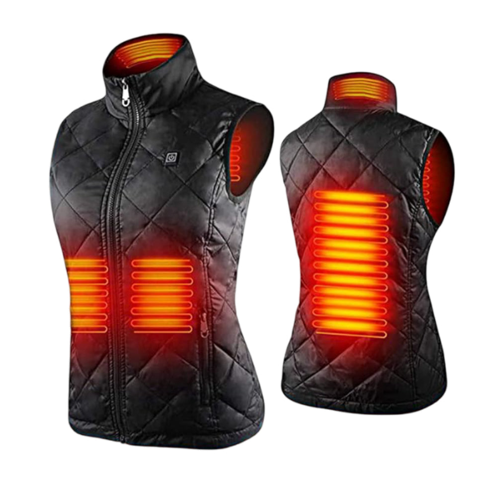 Colete Aquecido Feminino Elétrico para Inverno ao Ar Livre