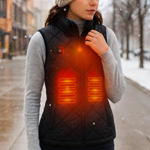 Colete Aquecido Feminino Elétrico para Inverno ao Ar Livre