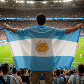 Bandeira da Argentina Copa do Mundo Torcedor de Futebol Esportes