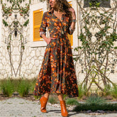 Vestido Estampado da Estação