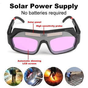 Óculos de solda com escurecimento automático