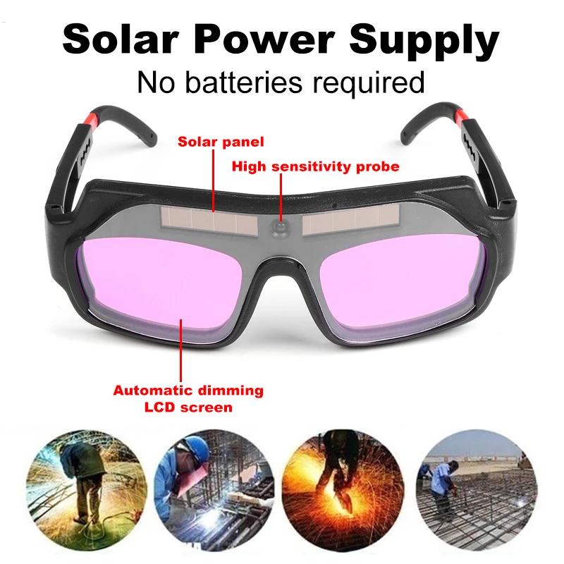 Óculos de solda com escurecimento automático