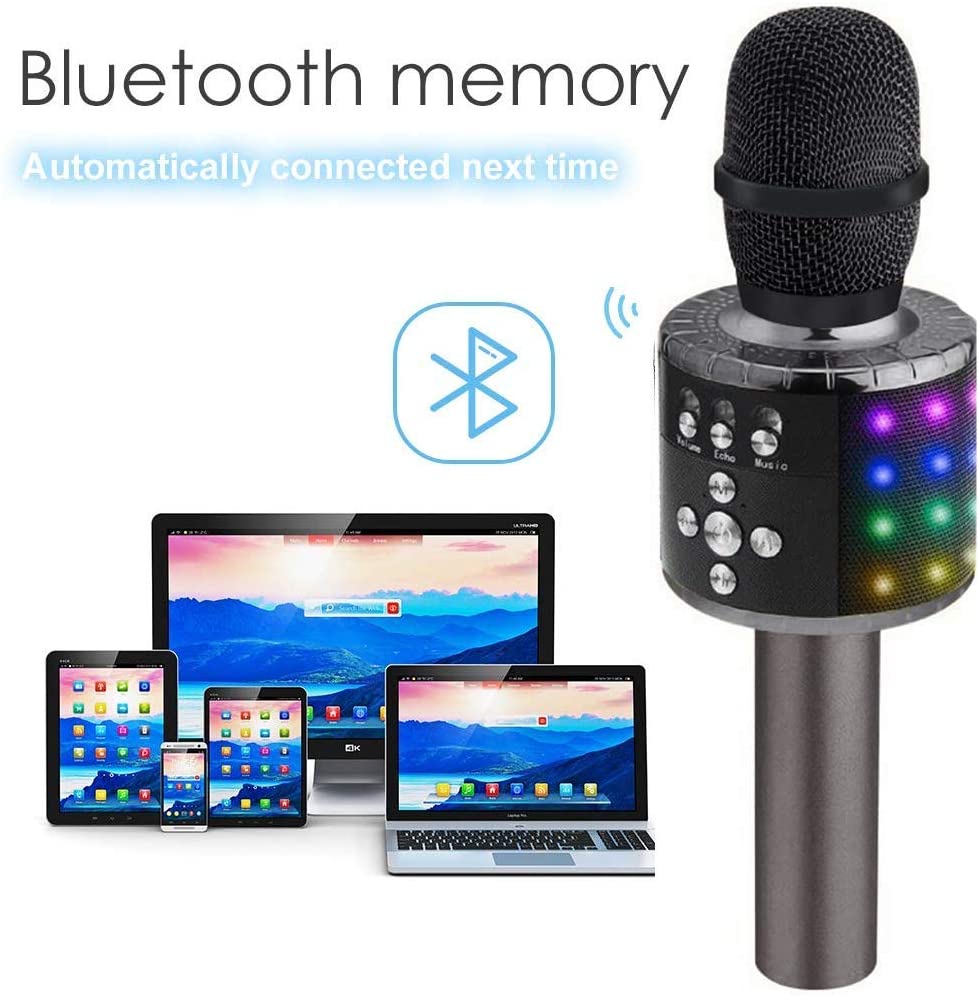Microfone Karaokê Bluetooth