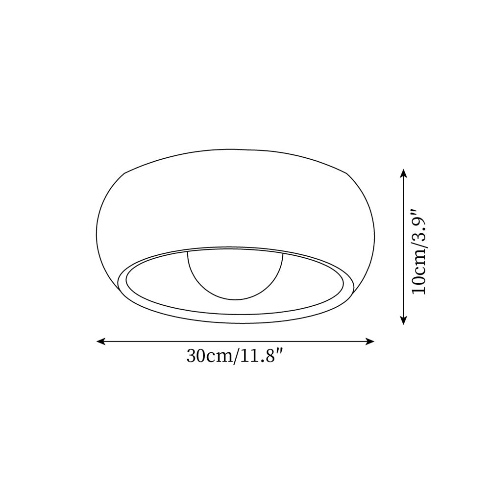 Luminária de Teto Albanora | Lustre de LED Moderno e Minimalista em Madeira