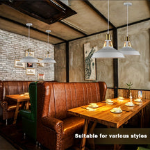 Luminária Pendente de Metal Industrial | Estilo Loft Retrô