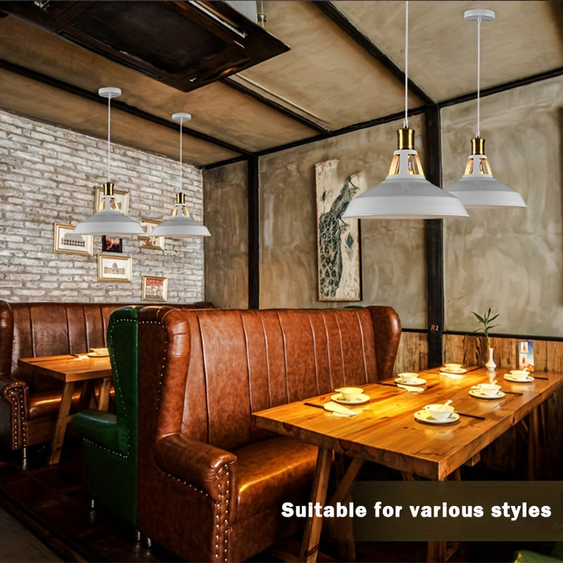 Luminária Pendente de Metal Industrial | Estilo Loft Retrô