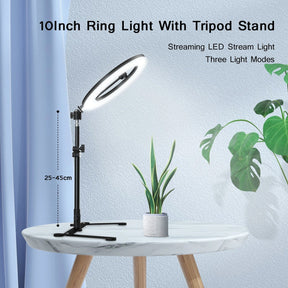 Tripé para Ring Light com Suporte para Celular