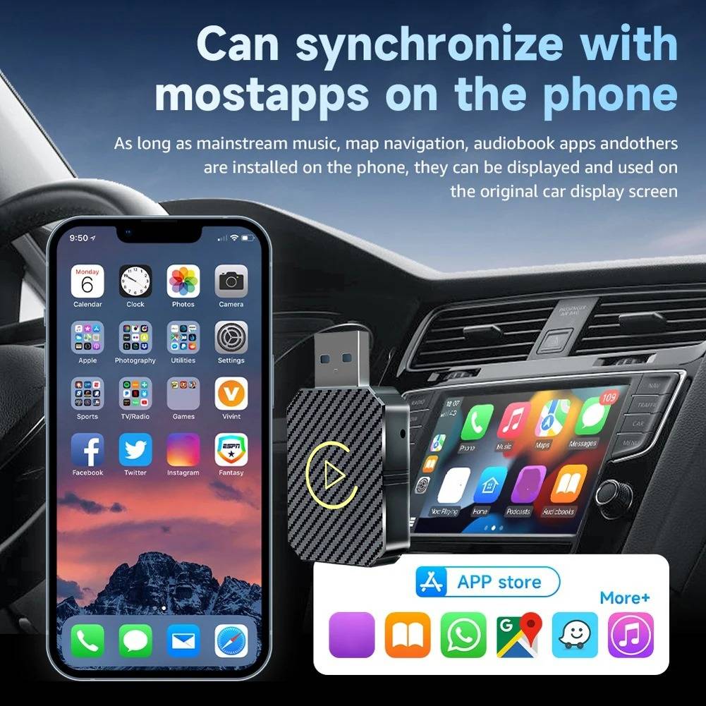 Adaptadores CarPlay sem fio