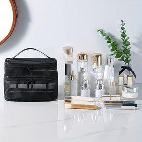 Nécessaire de Viagem Organizador de Cosméticos Estojo de Armazenamento para o Dia das Mães